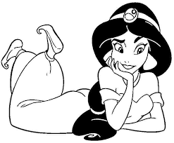 Princess belle coloring pages printable and coloring book to print for free. Printable Princess Jasmine Coloring Pages Coloring Home