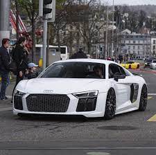 Audi R8 Painted In Ibis White Photo Taken By Srs Swissrichstreets On Instagram Dream Cars Audi Audi Audi R8