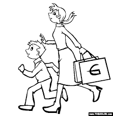 Mail box coloring page and color the picture. Boxing Day Online Coloring Pages