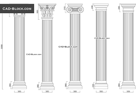 Column Cad Block Free Download Find where it crosses the x, y, and z axes. column cad block free download