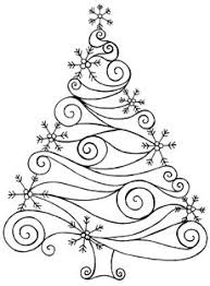 Black And White Christmas Tree Doodle Quilting Design Christmas Embroidery Christmas Art Christmas Cards
