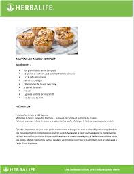 Ob 4a9c44 Muffins Au Muesli Complet Png 632 817 Pixels Repas Herbalife Recettes Herbalife Recette Proteinee