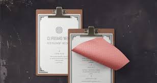 Restaurant Menu Mockup In 2020 Menu Mockup Menu Mockup Free Menu Restaurant