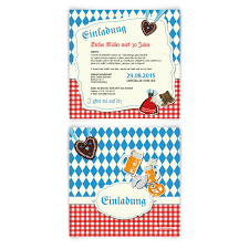 Zu jedem gewählten rahmen oder motto findet sich auch die richtige einladungskarte, die zu dem stil der feier passt. Bayern Oktoberfest Geburtstag Einladungskarten