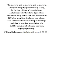 William Shakespeare Macbeth Act 5 Scene 5 19 28 Wisdom Quotes Life Shakespeare Quotes Shakespeare