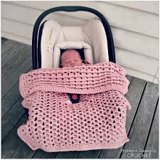Reversible Car Seat Cover Or Stroller Blanket Pattern By Lisa Van Klaveren Baby Car Seat Blanket Crochet Baby Baby Blanket Crochet