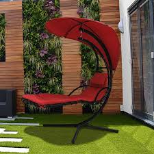 رقص دختر بدون شورت منزلی : Arlmont Co Maisie Floating Hanging Chaise Lounger With Stand Reviews Wayfair