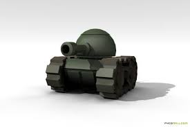 Cute Tank Cartoon 3d Lightwave Pycomall Cute 3d Battle Tank Tank Low Poly Car Light Wave
