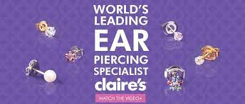 Claire S Ear Piercing Gift Card To Get Her Ears Pierced Claires Ear Piercing Ear Piercings Second Ear Piercing