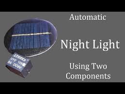 This circuit uses a 12v/1ah (1 ampere current for 1 hour) rated lead acid battery to power the whole lighting section. Automatic Night Light Street Light Using 6v Solar Panel With Simple Schematic Circuit Diagram Youtube
