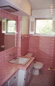 Painted Bathroom Tile Pink Bathroom Tiles Retro Bathrooms Black And White Tiles Bathroom