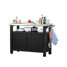 Unity xl bbq & storage table with stainless steel countertop this entertainment mobile prep station works perfectly for gatherings on the deck or patio, giving you extra prep and serving space and extra storage space. Vidljiv Vaza Mucili Keter Bbq Gargswitchgears Com