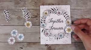 This is a seriously great list of techniques to put in your toolbox. Black And White Wreath Card For Simple Card Making Youtube