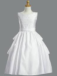 Ann Matthews First Holy Communion Dresses In Albuquerque Nm Tea Length Flower Girl Dress Girls First Communion Dresses Girls Dresses