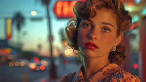 Samsung Frame TV Preppy Dream Girl, Retro 60s TV Art, Girly Room Decor 4k  Digital Art, Vintage Hollywood Starlet Photo, Pretty Girl Portrait