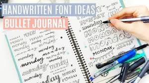 Maybe you would like to learn more about one of these? 40 Hand Lettering Ideas Bullet Journal Fonts Youtube