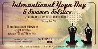 We have the best gifts, celebration ideas, and more. Namaste At The National Hotel On International Yoga Day Hedonist Shedonist
