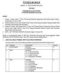 Telah dibuka pelatihan berbasis kompetensi uptd blk wonogiri angkatan iii tahun 2021 program pelatihan : Info Loker Bkk Wonogiri Lowongan Kerja Bank Wonogiri Zona Ilmu 2 Bursa Kerja Khusus Bkk Adalah Sebuah Lembaga Yang Dibentuk Di Sekolah Menengah Kejuruan Negeri Dan Swasta Sebagai Unit Pelaksana