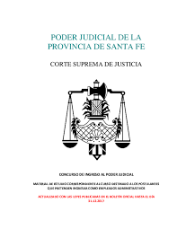 El congreso rechaza el intento de frenar la ley que limitará las potestades del poder judicial en funciones. Pdf Poder Judicial De La Provincia De Santa Fe Corte Suprema De Justicia Gaston Gasche Academia Edu