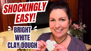 EASY & FAST! Bright White Clay Dough Recipe