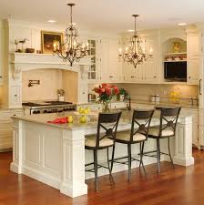 This kitchen island is home to six beautiful antique style barstool chairs. Kitchen Island With Seating Practical And Functional Ideas