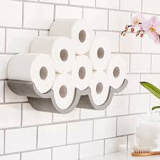 Concrete cloud toilet paper holder toilet paper holder cloud. Cloudy Day Toilet Paper Storage Toilet Paper Holder Bathroom Uncommon Goods