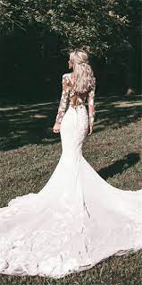 Glamorous Deep V Neckline Floral Wedding Dress Lace Wedding Dress With Sleeves Wedding Dresses Dream Wedding Dresses