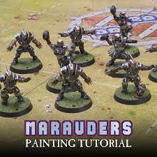 They started off as the average blood bowl roster, but recently introduced new races. Mengel Miniatures Tutorial Blood Bowl Marauders Team