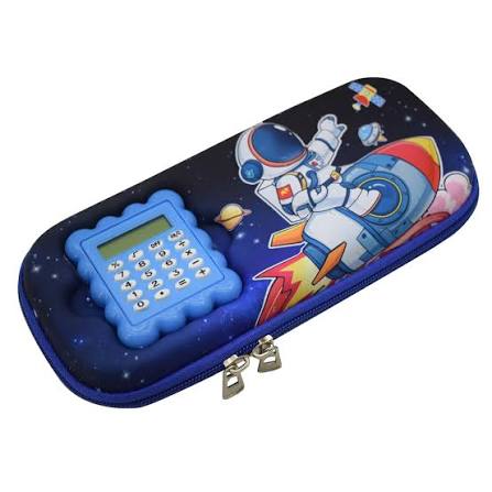 Pencil Case With Calculator 1pcs