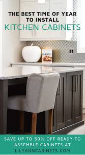 Best Time Of Year To Install Kitchen Cabinets Installing Kitchen Cabinets Kitchen Cabinets Ready To Assemble Cabinets