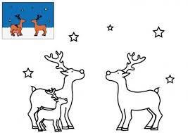 Coloriage pere noel a imprimer plus recent dessin sapin de noel tout dessin renne facile. Coloriage Les Rennes Du Pere Noel A Imprimer Pour Les Enfants