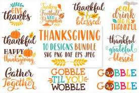 Download Thanksgiving Svg Bundle Graphic By Thedesignhippo Creative Fabrica Thanksgiving Messages Thankful And Blessed Gobble PSD Mockup Templates