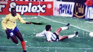 Luis fernando herrera, wilson pérez, alexis mendoza, luis carlos perea; Argentinos Brincam Com 7 A 1 Mas Murcham Com Os 5 A 0 De 1993 Lance