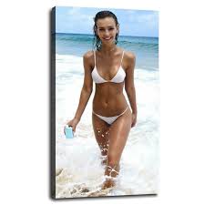 Amazon.com: NOMASTYL Rachel Cook - Póster en lienzo con estampado de chica  sexy y sexy con pechos grandes, póster de modelo de bikini para baño,  dormitorio, póster estético, arte de pared para