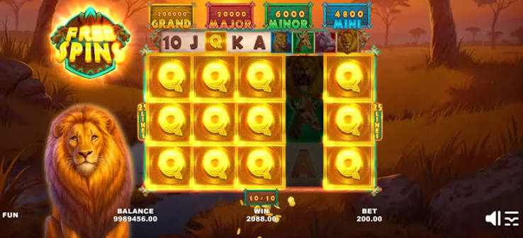 Book of the Golden Lion - Online Slot by Zillion Games