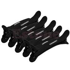 10pcs black matte hairdressing sectioning clamps hair salon beak grips clips friseursalon friseur schwarz matt