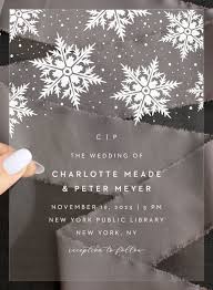 Check spelling or type a new query. Stunning Snowflakes Clear Wedding Invitations By Basic Invite