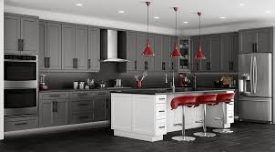 Stone Grey Shaker Kitchen Cabinets Rta Cabinet Store