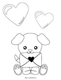 Kids cute christmas coloring pages. 15 Valentine S Day Coloring Pages For Kids The Artisan Life