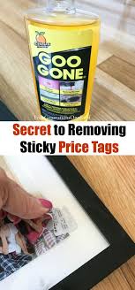 Secret Decorating Tip On How To Remove Sticky Price Tags Decorating Tips Cleaning Wood Furniture Cleaning Wood
