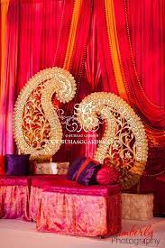 Suhaag Garden Florida Indian Wedding Decorator Mehndi Stage Paisley Backdrop Colorful Tent Decorations Wedding Ceremony Location Indian Wedding Decorations