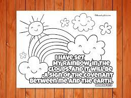 I like to look up bible verses for encouragement and inspiration. Set My Rainbow Printable Genesis 9 13 Ministryark