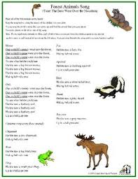 Google Image Result For Http Tcdn Teacherspayteachers Com Thumbitem Forest Animal Friends Song Origin Forest Animals Preschool Animal Movement Forest Animals