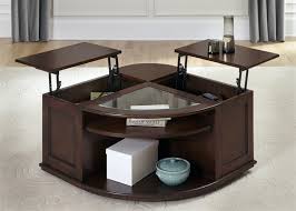 Almost black front drawer interior (2): Wallace Cocktail Table In Dark Toffee Finish By Liberty Furniture 424 Ot1010