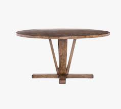 Gather the family around the charming round dining table for everyday meals and special occasions. Pottery Barn Parkview Reclaimed Wood Round Pedestal Dining Table Shopstyle