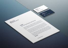 Dark Elements A4 Paper With Business Cards Mockups Design Free Premium Mockups Business Card Mock Up Minimal Graphic Design Mockup Design
