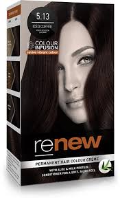 It works best for light brown hair and isn't as effective for dark hair. Iced Coffee Renew Hair Colour