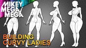Curvy Anime Girl Poses From Basic Shapes (How To Draw) - Youtube