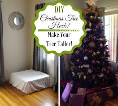 Diy Christmas Tree Hack Make Your Tree Taller I Love Tall Christmas Trees Through The Yea Diy Christmas Tree Diy Christmas Tree Topper Tall Christmas Trees