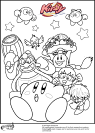 Smiling kirby coloring pages to color, print and download for free along with bunch of favorite kirby coloring page for kids. Nintendo Kirby Coloring Pages